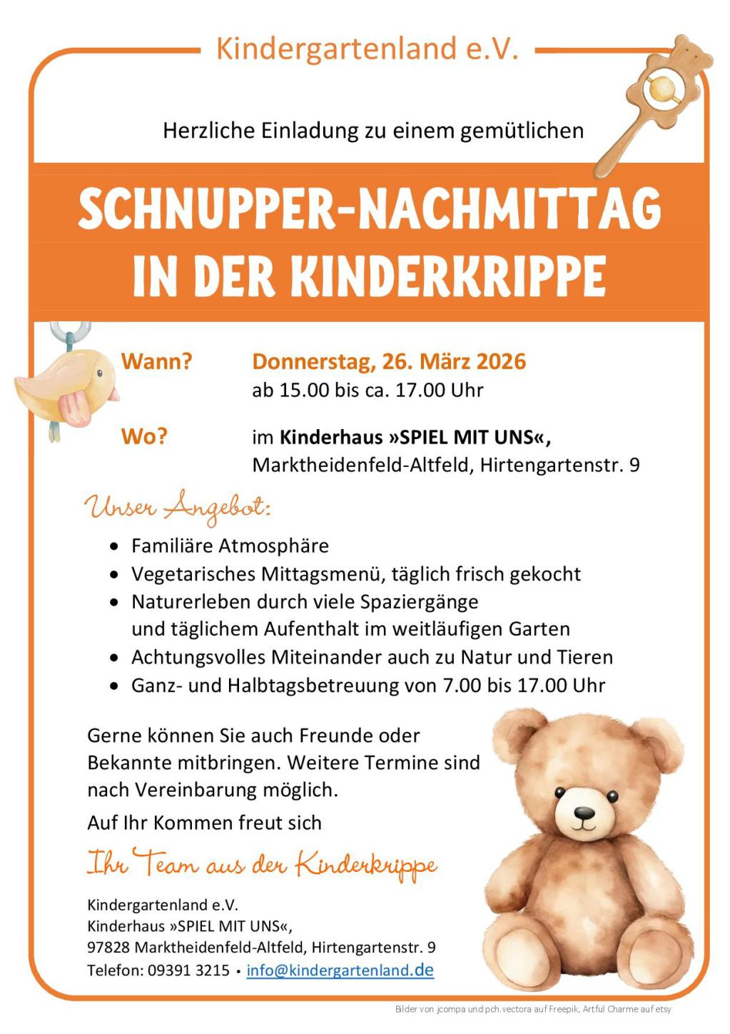 schnuppernachmittag märz 2026 krippe kinderhaus